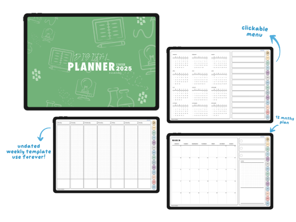 iMuji Studio Starter Free Planners 2025